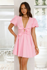 Endless Blue Skies Mini Dress Pink