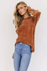 Jillian Knit Sweater | Copper