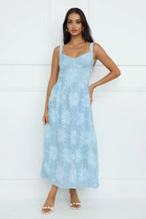 Exotic Euphoria Maxi Dress Blue