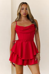 That's My Vibe Mini Dress Red