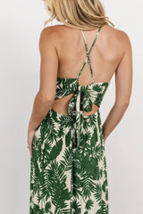Indio Maxi Dress | Green Print
