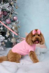 Trendsetter Poppy Dog Knit Sweater Pink