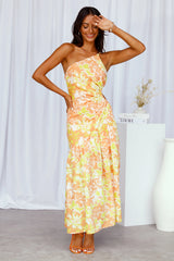 Effloresce Midi Dress Yellow