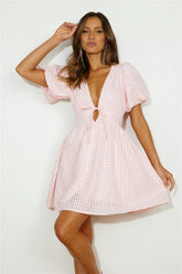 Flowers For You Mini Dress Pink