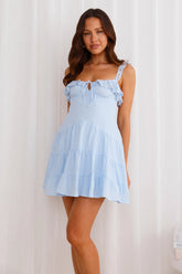 The Secret Library Mini Dress Blue
