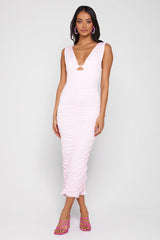 Bring On The Night Midi Dress Pink