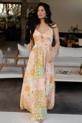 Kamari Tank Maxi Dress | Multi Print