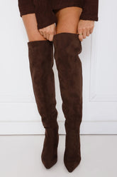 Theia Boot Dark Cacao Suede