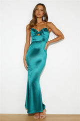 VIP Entrance Maxi Dress Green