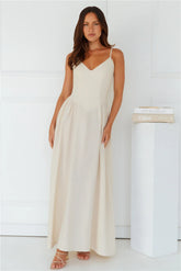 Zephy Maxi Dress Sand