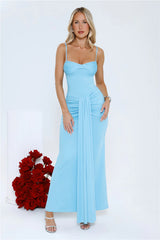 Vibe Magnet Maxi Dress Blue