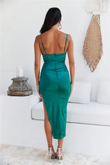 Wear The Glow Midi Dress Green