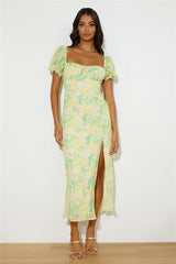 Everyday Girl Midi Dress Green
