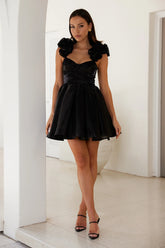 Fairytale Life Mini Dress Black