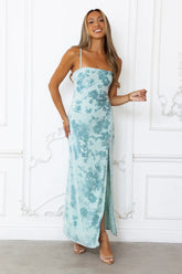 Turquoise Breeze Maxi Dress Sage