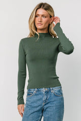 Frances Knit Top | Green