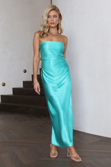 Drinks On You Midi Dress Teal