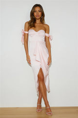 Enchanted Moment Midi Dress Blush