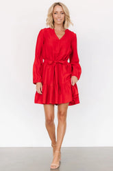 Fuji Short Dress | Red