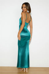 VIP Entrance Maxi Dress Green
