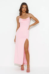 Walk In Confident Maxi Dress Pink