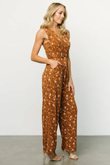 Grove Tank Jumpsuit | Copper Multi
