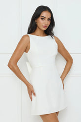 Enchanted Waltz Mini Dress White