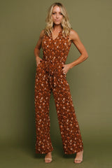 Grove Tank Jumpsuit | Copper Multi