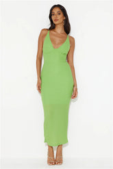 Gorgeous Touch Midi Dress Green