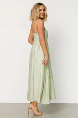 Hattie Maxi Dress | Light Sage