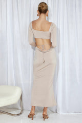 Unreal Midi Dress Beige