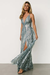 Eirena Sparkle Gown | Light Blue