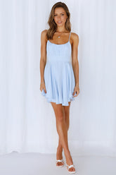 Watch Me Dance Dress Steel Blue