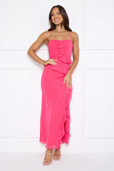 Timelessly Yours Maxi Dress Pink