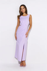 Welcome Love Midi Dress Purple