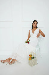 Desert Oasis Maxi Dress White