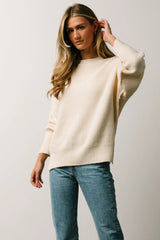 Jacey Knit Sweater | Ivory