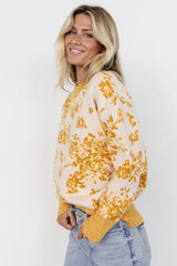 Legend Sweater | Mustard Print