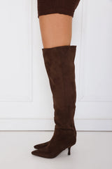 Theia Boot Dark Cacao Suede
