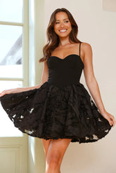 Elegant Moments Mini Dress Black