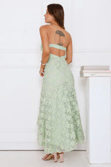 Urban Petal Strapless Maxi Dress Sage