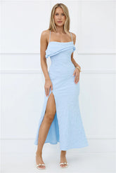 The Icon Issue Maxi Dress Blue