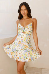 Floral Delight Mini Dress Print