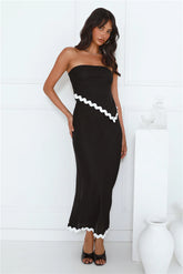 Touch Of Sass Maxi Skirt Black