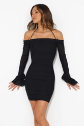 Enduring Legacy Mini Dress Black