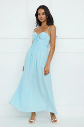 Discover Yourself Maxi Dress Blue