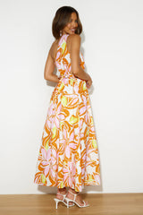 Vacation Mood Maxi Dress Orange