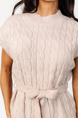 Kambri Cable Knit Sweater Dress | Oatmeal