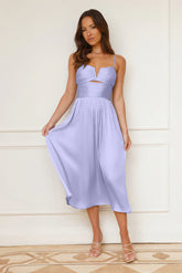Everlasting Embrace Midi Dress Lavender