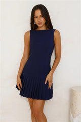 Angelique Mini Dress Navy